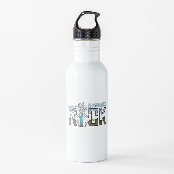 Rick Sanchez Name Tag - Rick and Morty Water Bottle