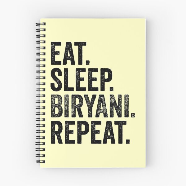 Item preview, Eat Sleep Biryani Repeat designed and sold by kamrankhan.