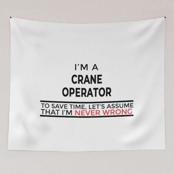Item preview, Crane Operator Birthday Christmas Gift/Present designed and sold by CreaComMerch.