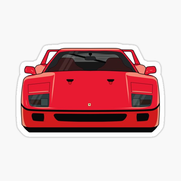 Classic Ferrari Stickers for Sale