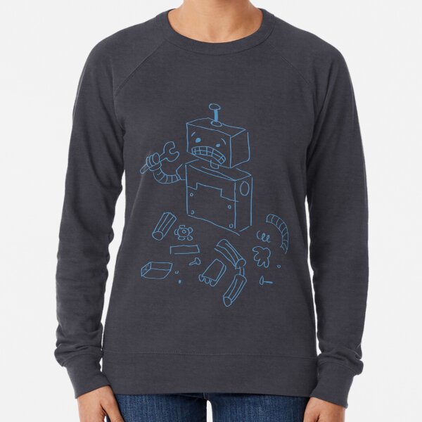 broken sweatshirt