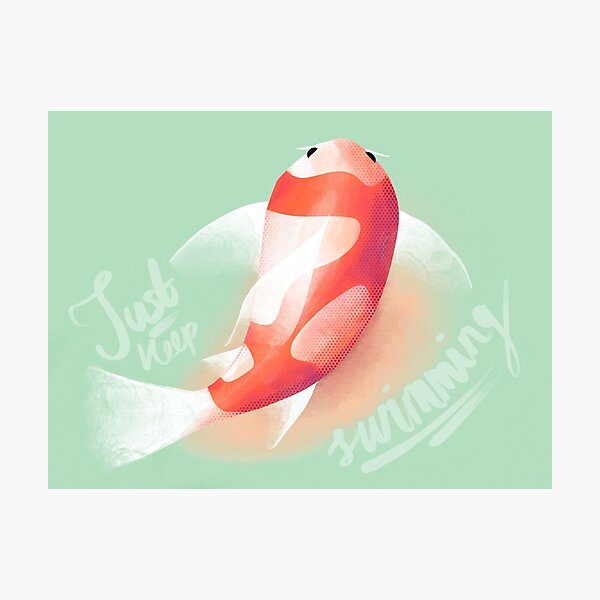 Koi Fish Quotes Wall Art Redbubble