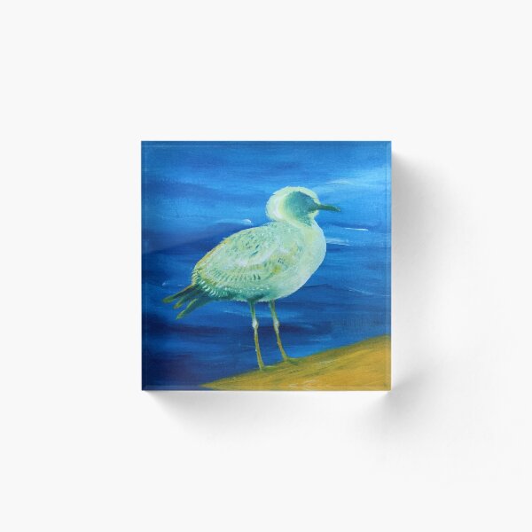 Acrylic Seagull Acrylic Block