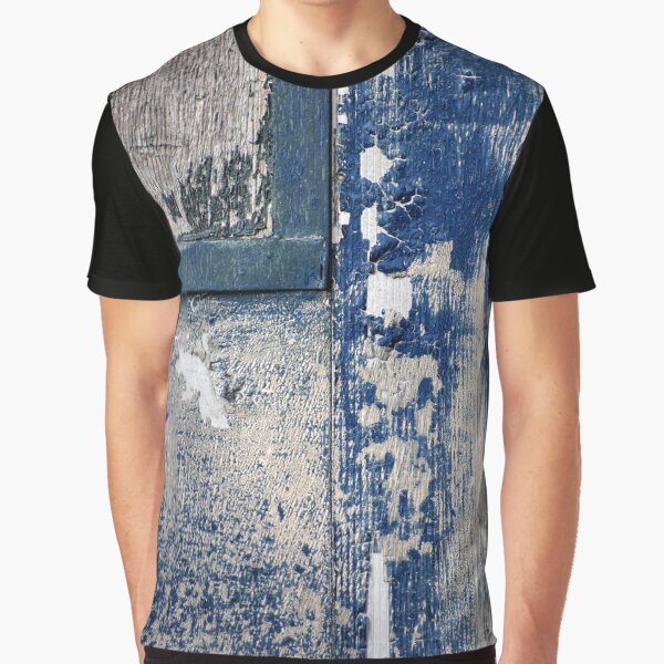 "Blue Peeling Paint" Tshirt for Sale by marieGpalcic Redbubble