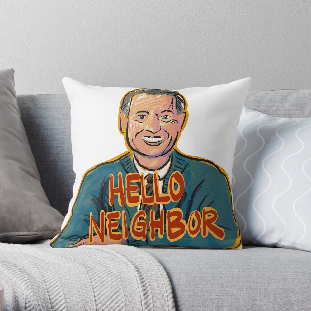 Hello Neighbor Throw Pillow