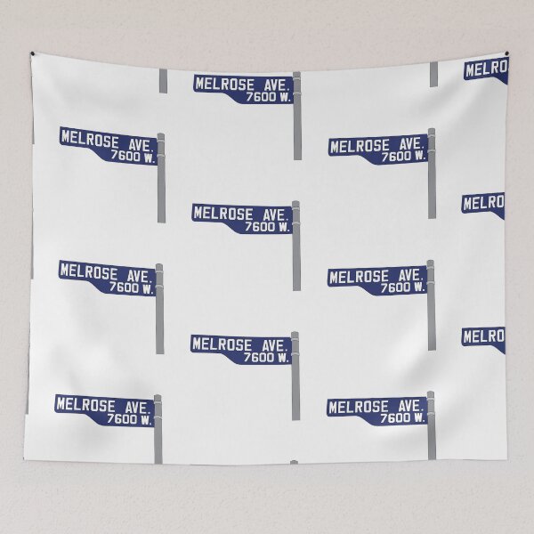 Item preview, Melrose Ave Street Sign designed and sold by trqffic.