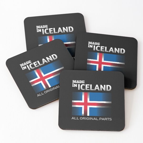 Item preview, Iceland made in Icelandic flag designed and sold by waldemarriefert.