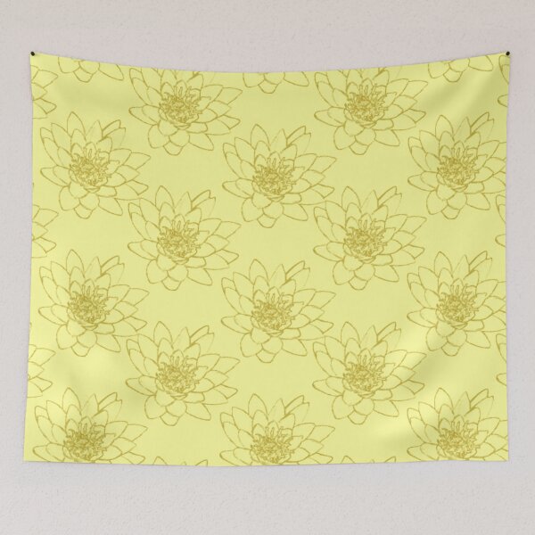 Item preview, Yellow Floral Pattern designed and sold by Poetic Patterns Studio.