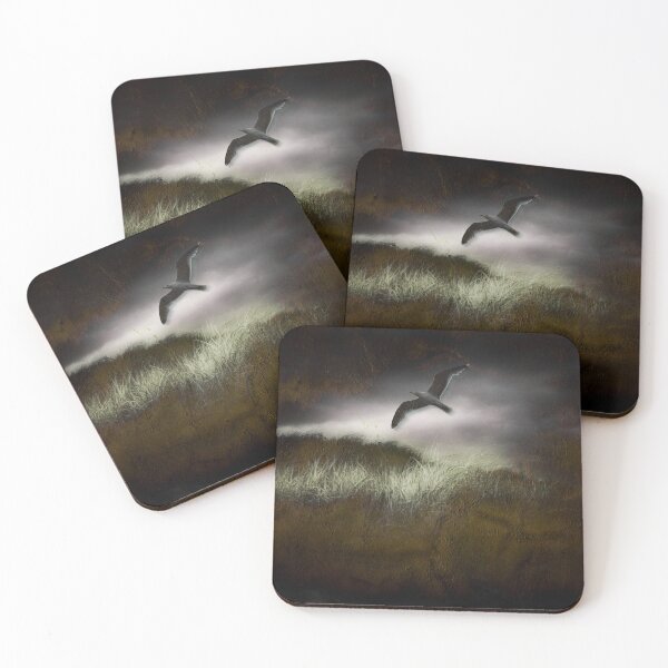Item preview, Seagull in dark landscape designed and sold by rolffimages.