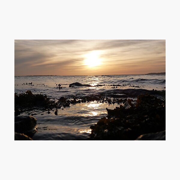 Sunset on the Tide Line Photographic Print