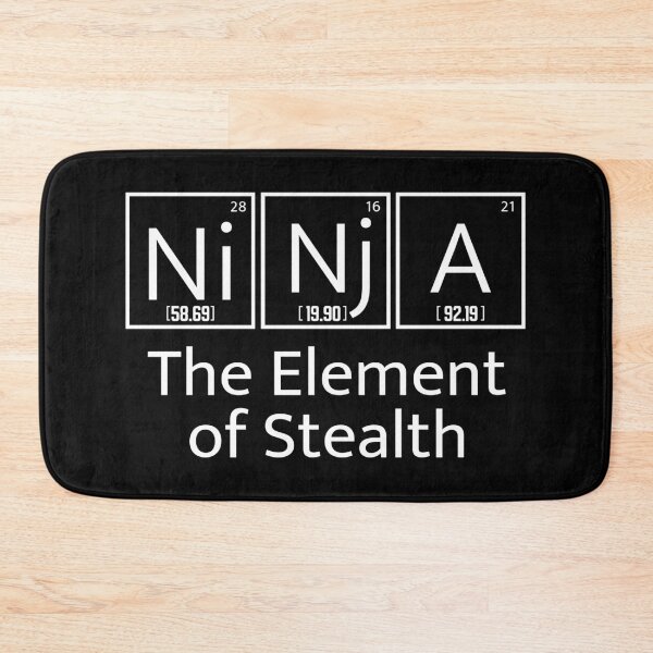 Item preview, Funny Science Elements Ninja Graphic Design   print designed and sold by Raymond Cloud.