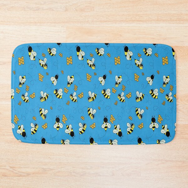 Item preview, Bumble Bee and Honey Comb Blue designed and sold by FloWynn.