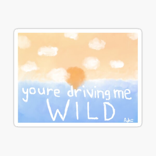 wild by troye sivan Sticker
