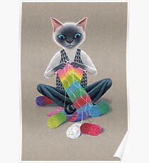 Chat artisanal. Poster