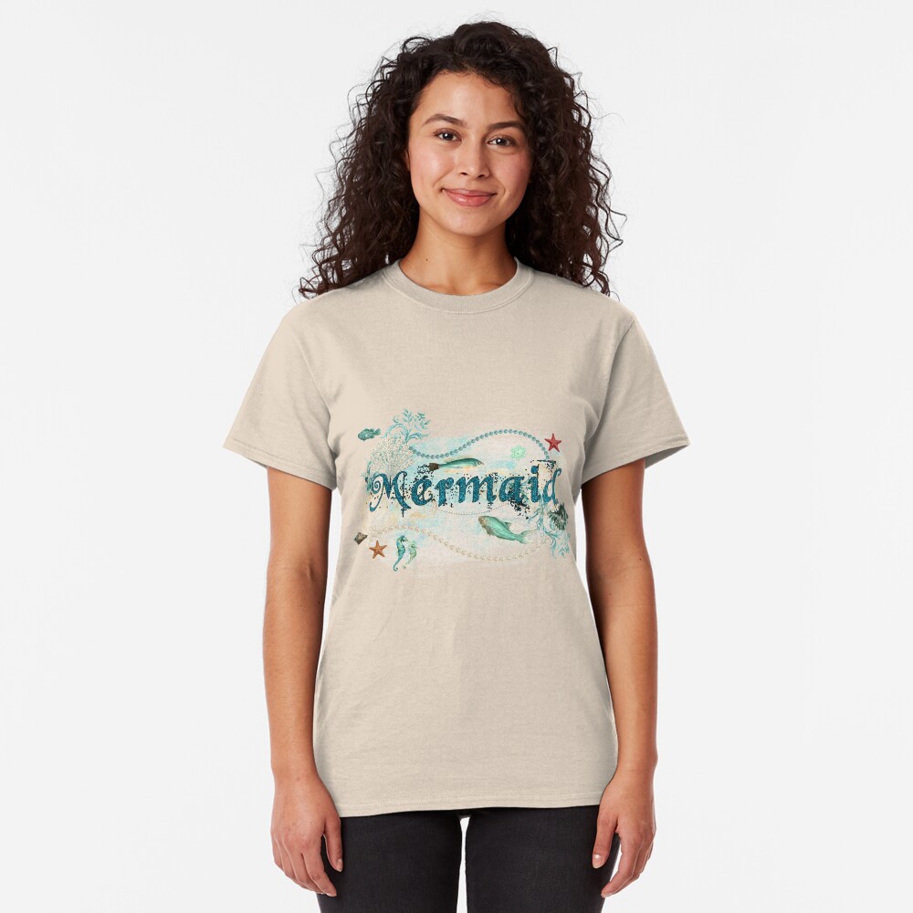 Mystical Mermaid Design Classic T-Shirt