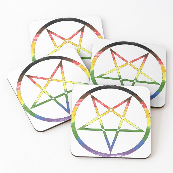 Item preview, Rainbow Pentagram designed and sold by Spartakeith.