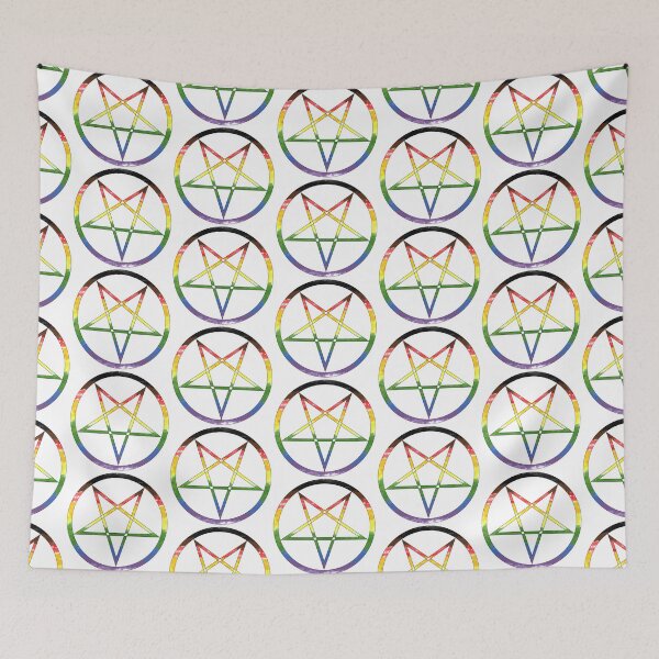 Item preview, Rainbow Pentagram designed and sold by Spartakeith.