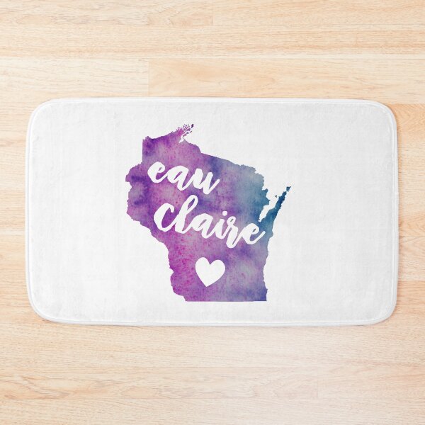 Item preview, Eau Claire Wisconsin blue designed and sold by mynameisliana.