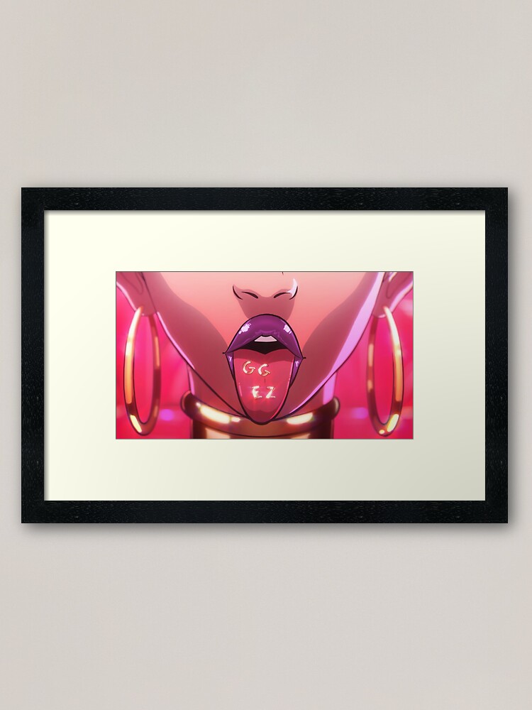 Gg Ez True Damage Qiyana Framed Art Print By Lucky5even Redbubble