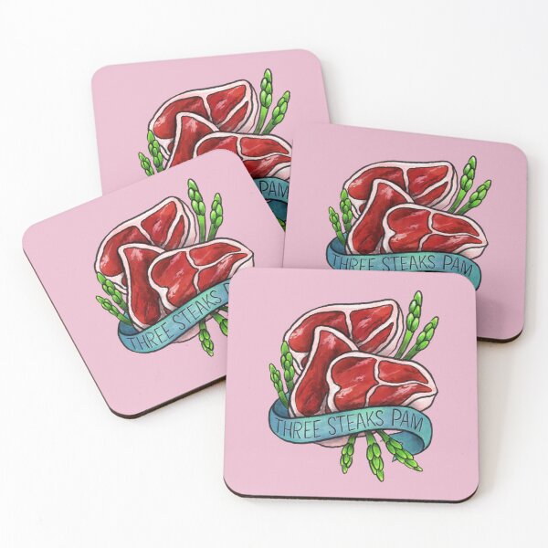 Item preview, Three Steaks Pam - Gavin and Stacey designed and sold by hellodarlin.