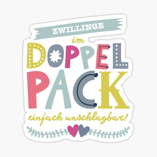 Item preview, Twins - simply unbeatable in a double pack designed and sold by Designerseits.