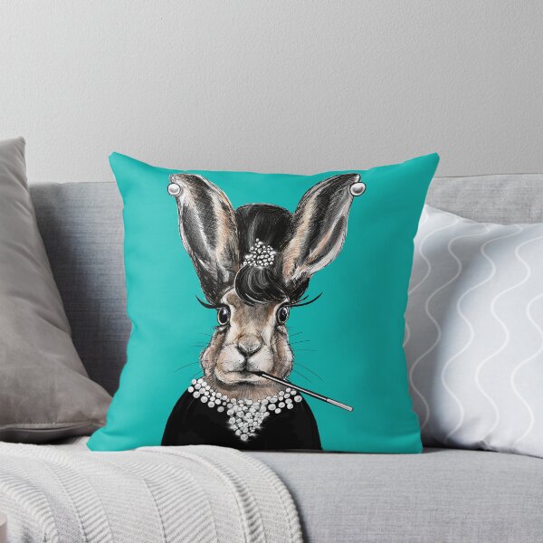 Item preview, Audrey Hareburn -  Cute Fashion Hare Bunny designed and sold by PG Illustration.