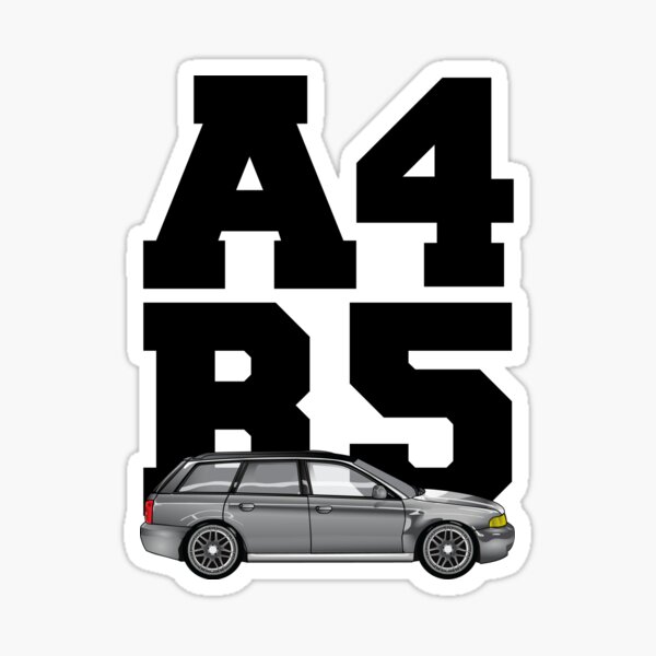 Audi A4 quattro Evo Autocollant Sticker Set - 5151
