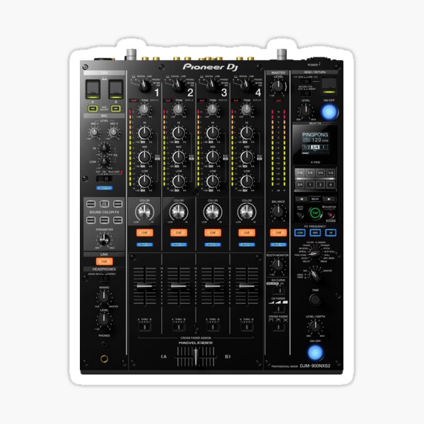 DJ Mixer NXS2 Pegatina