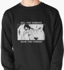 Sudadera cerrada Mata a los humanos, salva el bosque