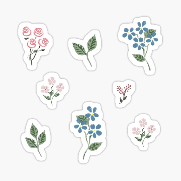 "Picking flowers in the Fairy Garden by Tea with Xanthe" Sticker for