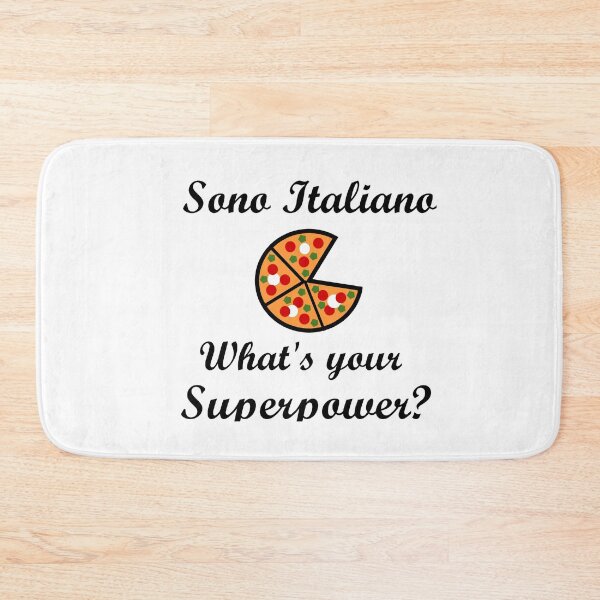 Item preview, Sono Italiano, What's your superpower? designed and sold by LazyCouchGym.