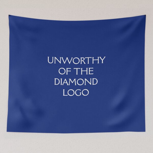 Item preview, Unworthy of the Diamond Logo designed and sold by Off the Box.