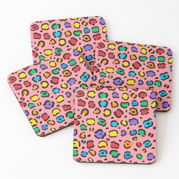 Item preview, Pink & Rainbow Cheetah Pattern designed and sold by newburyboutique.