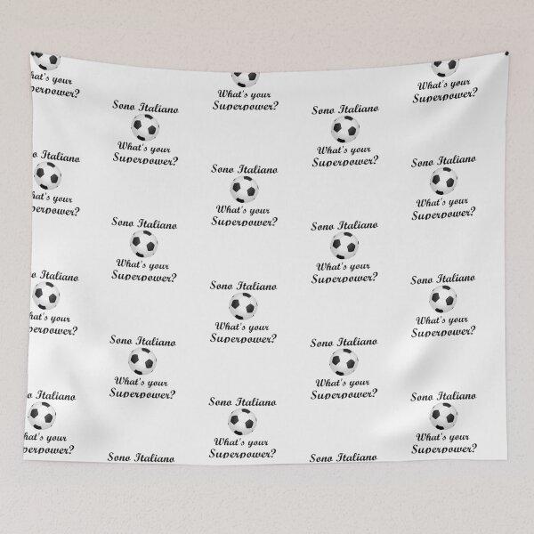 Item preview, Sono Italiano, What's your superpower? designed and sold by LazyCouchGym.