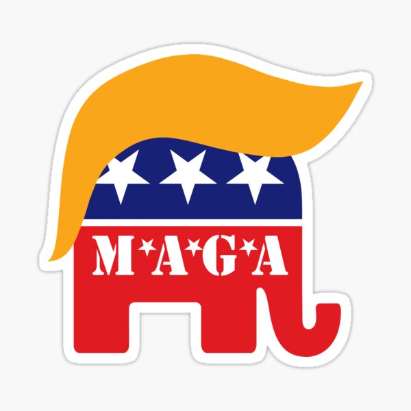 Trump Punisher Georgia Decal Republican Right Wing Sticker 2 Pack GA