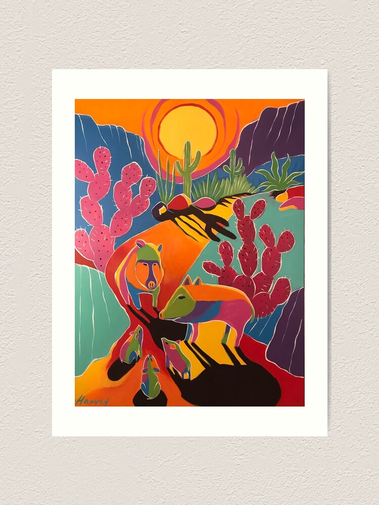 Alternate view of Javelina Familia III Art Print