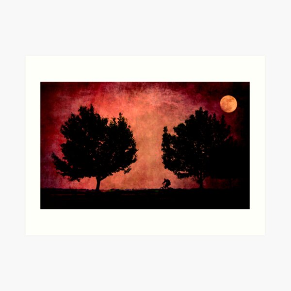 Moon Ride Art Print