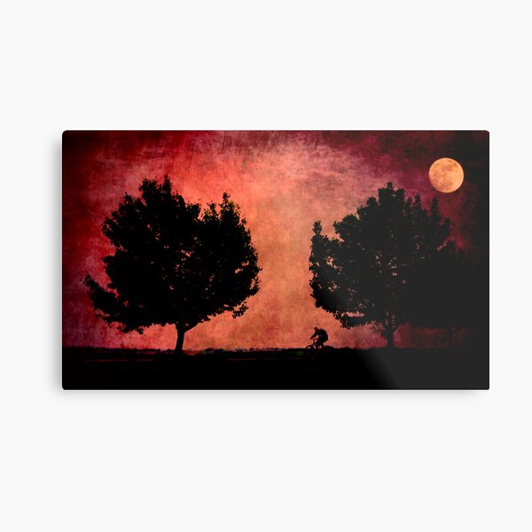 Moon Ride Metal Print