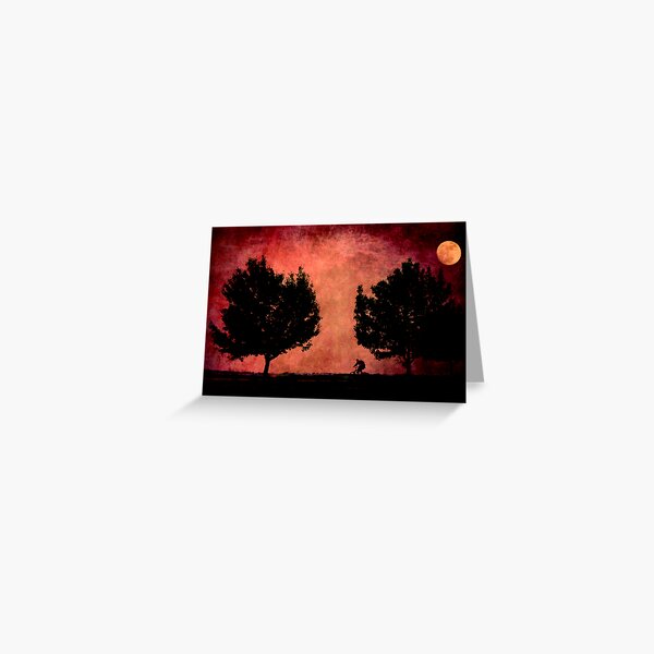 Moon Ride Greeting Card