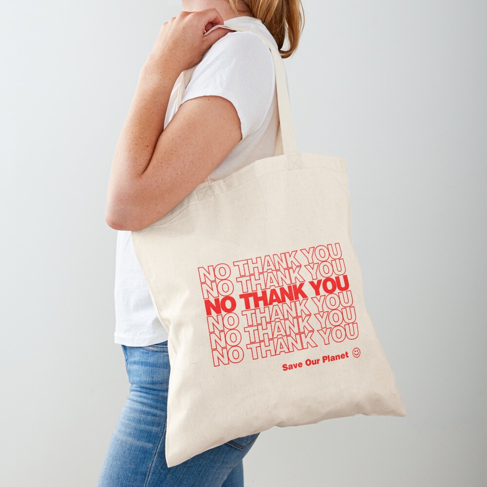 No Thank You | Hipster/Trendy/Tumblr Meme Tote Bag