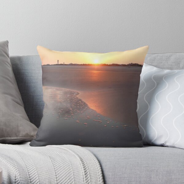 Sunset at Sullivan's Island Throw Pillow