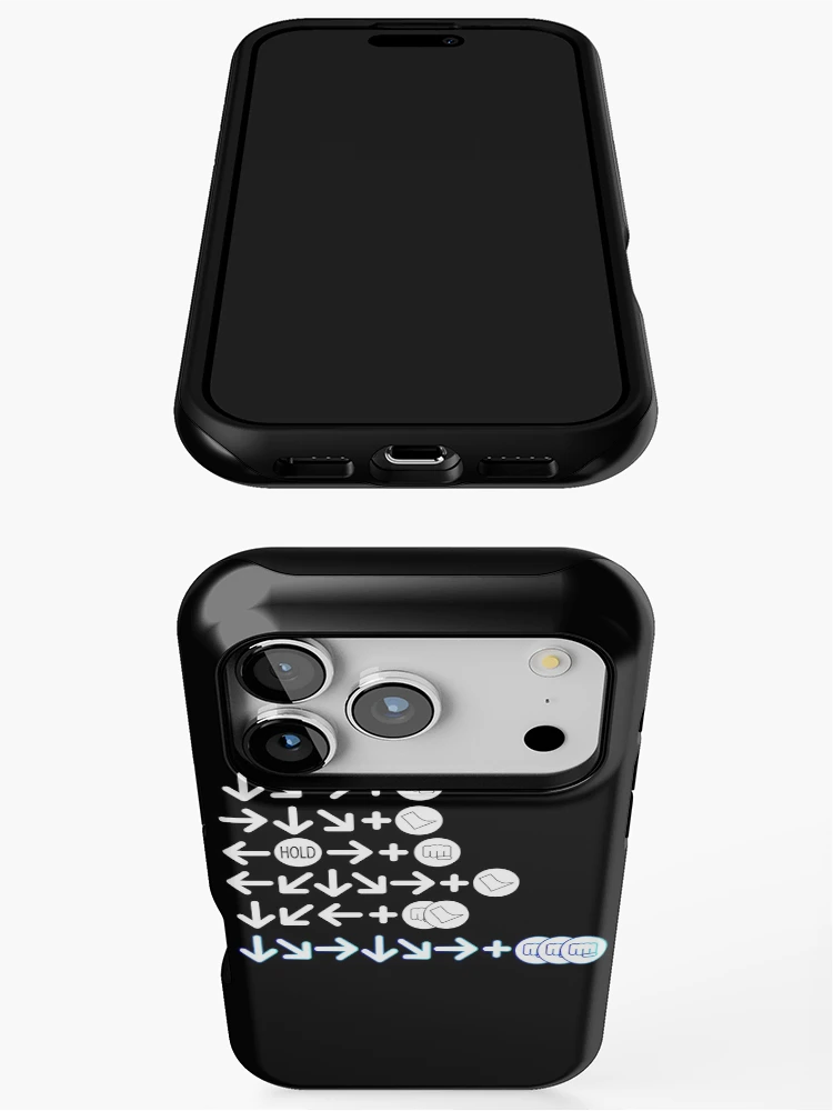 Thumbnail 3 of 4, iPhone Case, Fighting Game Commands designed and sold by RaiXann.