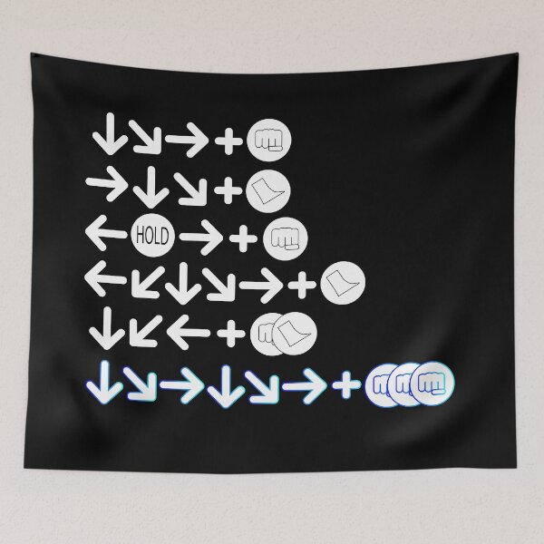 Item preview, Fighting Game Commands designed and sold by RaiXann.