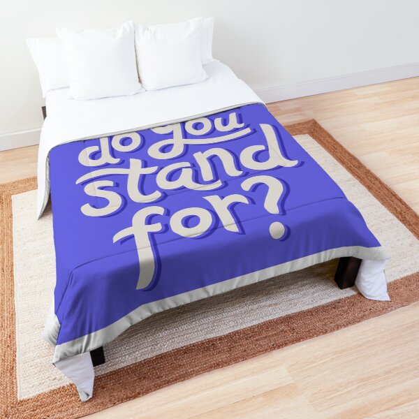 What do you stand for Comforter