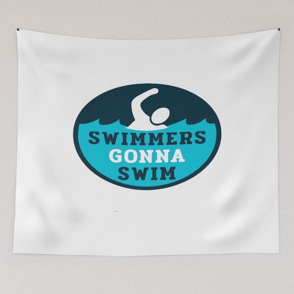 Item preview, Swimmer Gonna Swim Team Pool Swimming Quote Competition design designed and sold by CreatedByHeidi.