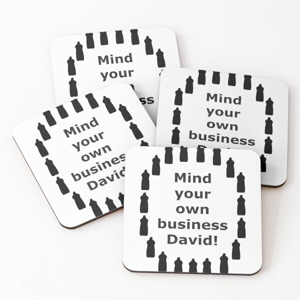 Item preview, Mind your own business David designed and sold by Russ Farris Art.