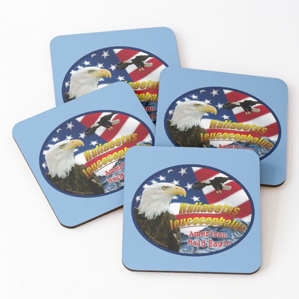 Item preview, American Bald Eagle - Haliaeetus leucocephalus Patriotic designed and sold by 28TEES.