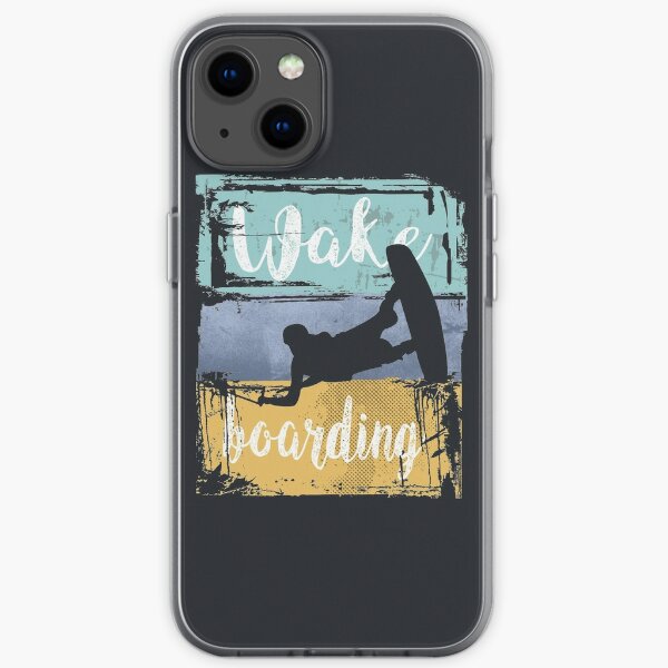Wakeboarding Retro Wakeboarder  iPhone Soft Case