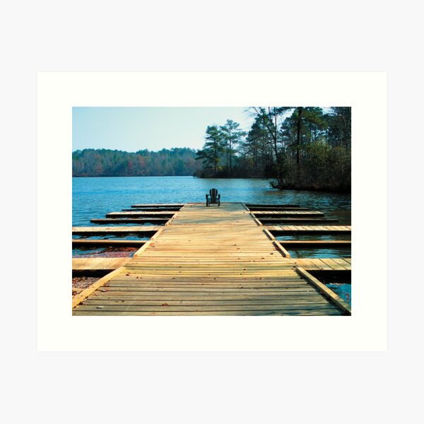 End of Pier Art Print