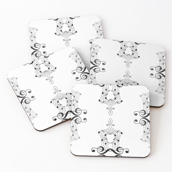 Item preview, Musical Notes In a mirrored pattern . designed and sold by MindTravel.